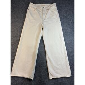 Levi's Premium Women's Ribcage Wide Leg Jeans Size: 31x30 Color Barely Freezing